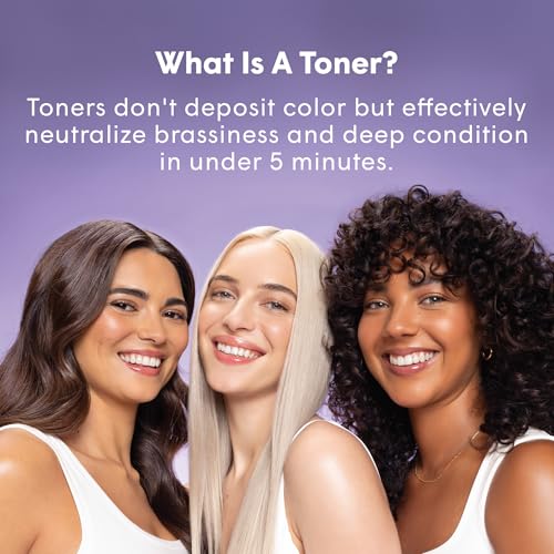 dpHUE Gloss+ Toning, Green - Deep Condition & Neutralize Brass - For Dark Hair, Red Warmth, Dark Brown - Anti-Brass Treatment, Hair Conditioner - Vegan, Leaping Bunny - 6.5 oz